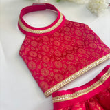 Fuchsia Flowers Lehenga Choli thumbnail