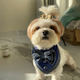 Navy Shimmer Bandana Coat Set thumbnail