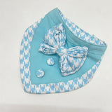 Blue Houndstooth Bandana Coat Set thumbnail