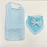Blue Houndstooth Bandana Coat Set thumbnail