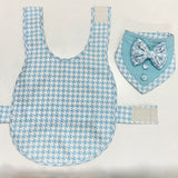 Blue Houndstooth Bandana Coat Set thumbnail