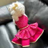 Fuchsia Flowers Lehenga Choli thumbnail