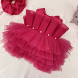 Pink Tulle Princess dress thumbnail