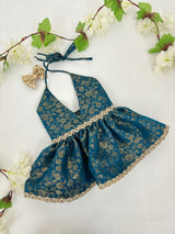 Teal Lehenga Dress thumbnail