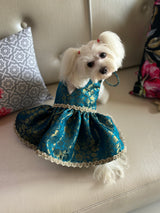 Teal Lehenga Dress thumbnail