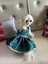 Teal Lehenga Dress thumbnail