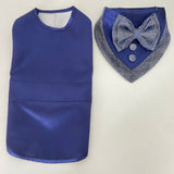 Navy Shimmer Bandana Coat Set thumbnail