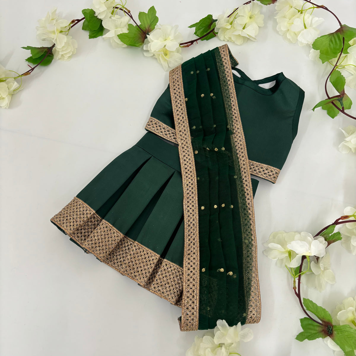 Mehendi Green Saree