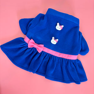 Blue Bunny Winter Dress