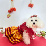 Ruffle Bandini Lehenga Choli thumbnail