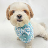 Blue Houndstooth Bandana Coat Set thumbnail
