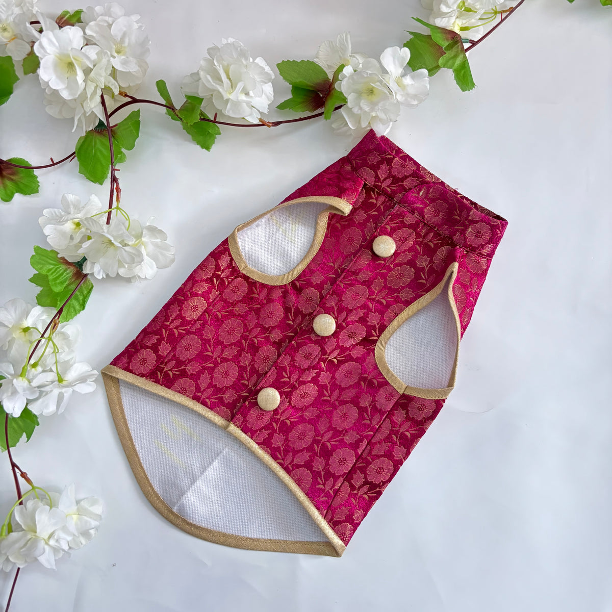 Custom Colour Floral Sherwani