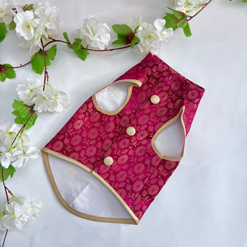 Custom Colour Floral Sherwani