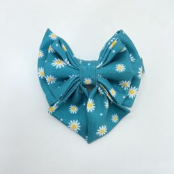 Teal Daisy Butterfly bowties
