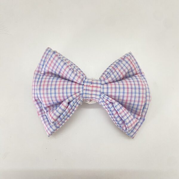 BLUE & PINK CHEEKY BOWTIE FOR DOGS