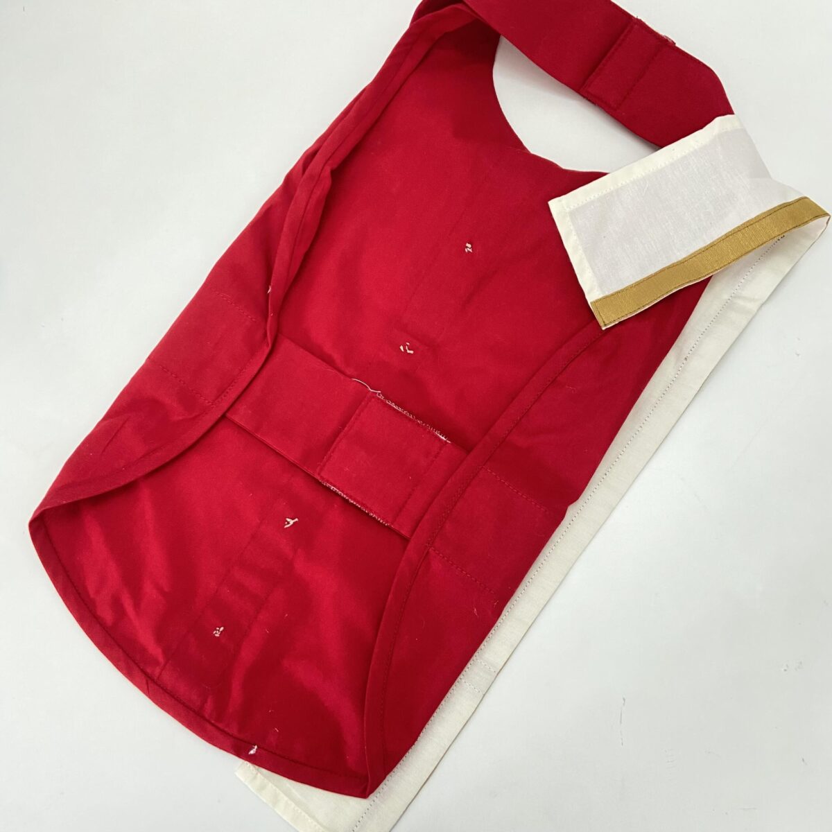 Traditional South Indian Red Kurta Coat