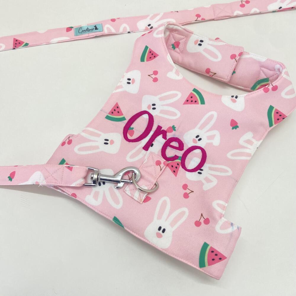 Mellow Bunny Personalised Harness 1