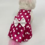 Pink Polka Jumper Dress 6